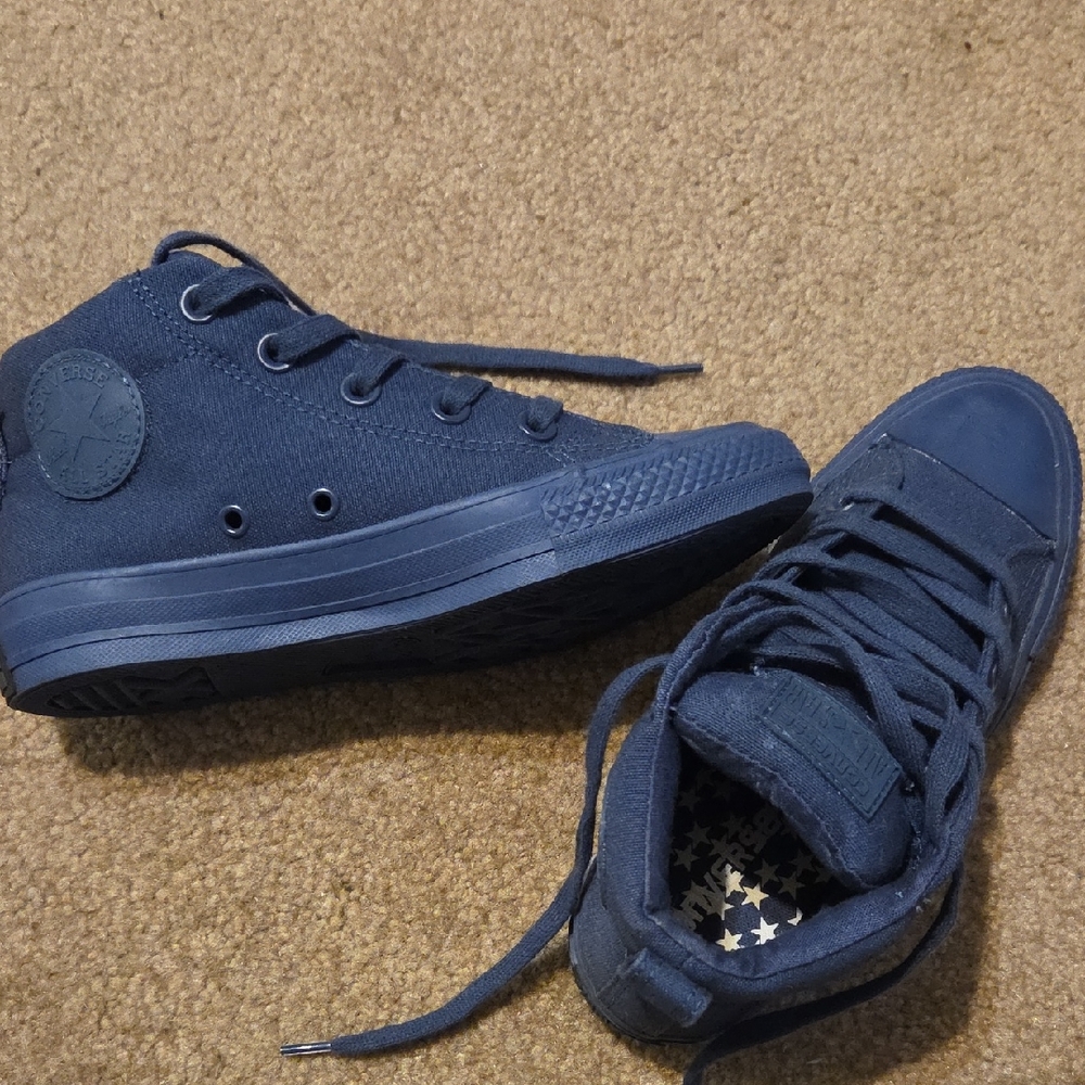 Converse Kids' Dark Blue High-Tops